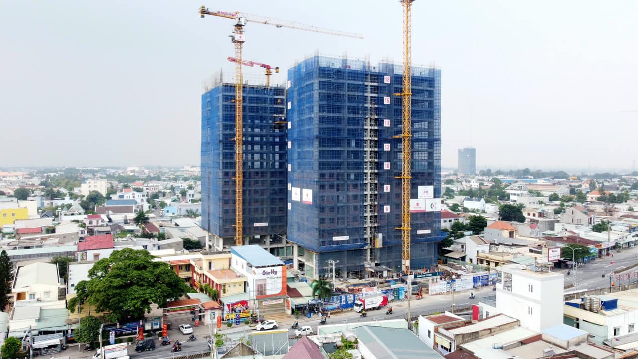 Tiến độ thi công Diamond Connect 