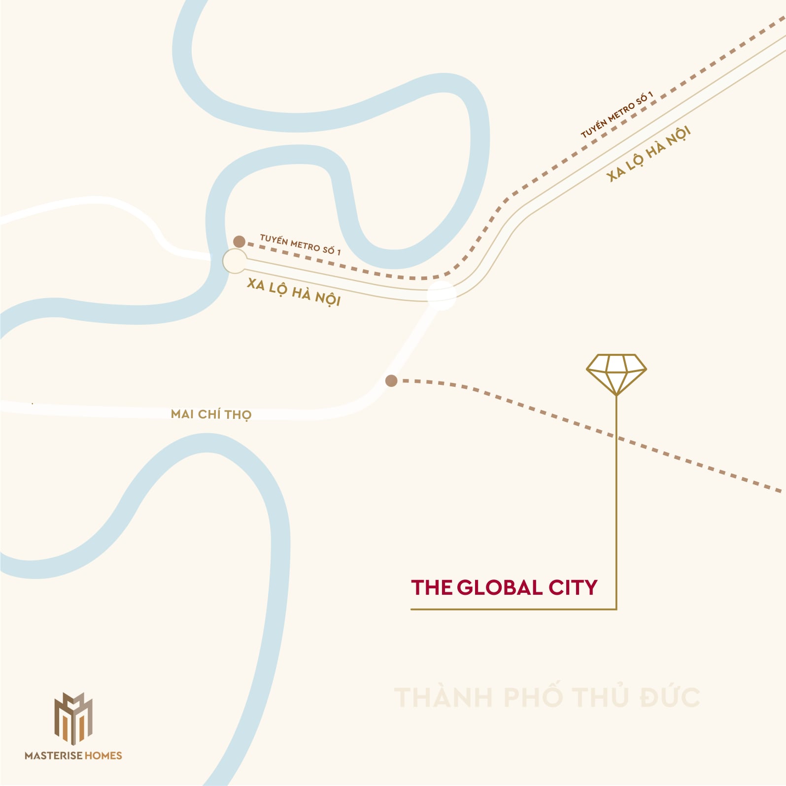VỊ TRÍ THE GLOBAL CITY