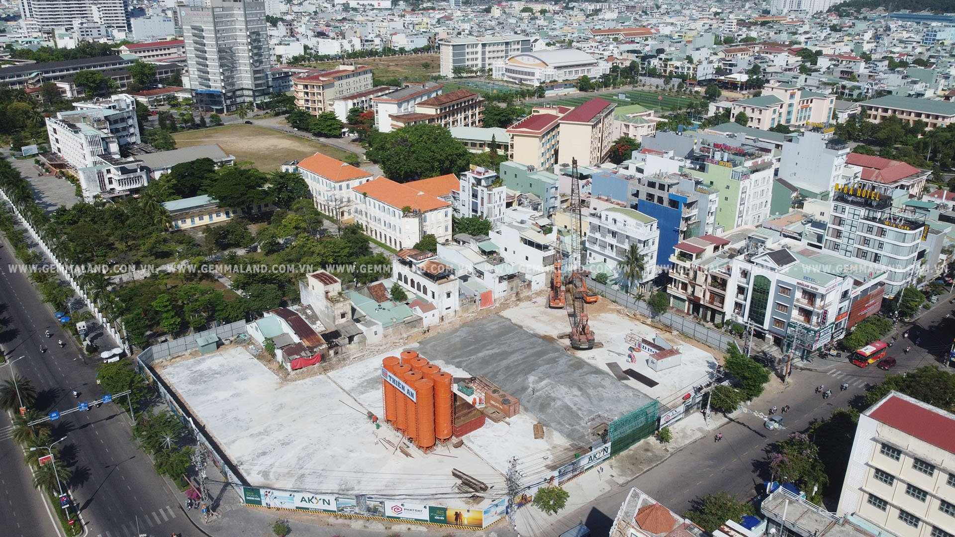 Toàn cảnh vị trí dự án Ngô Mây Cadia Quy Nhơn