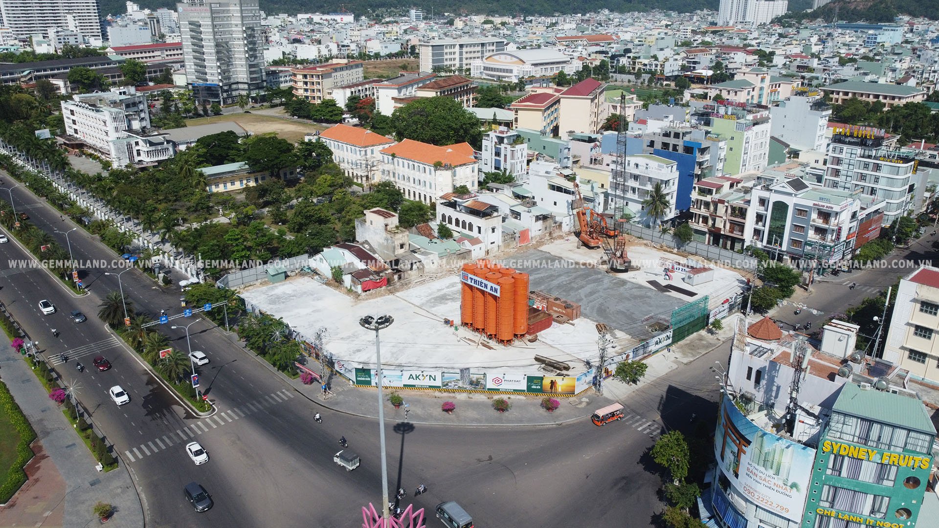 Toàn cảnh vị trí dự án Cadia Quy Nhơn