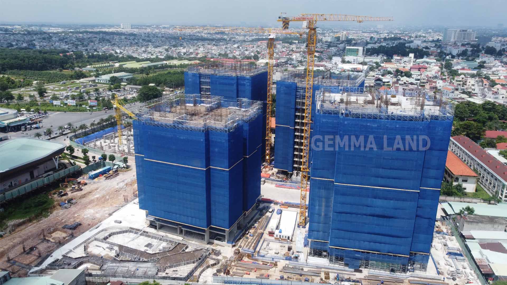 Gemma Land cập nhật tiến độ xây dựng Biên Hoà Universe Complex mới nhất