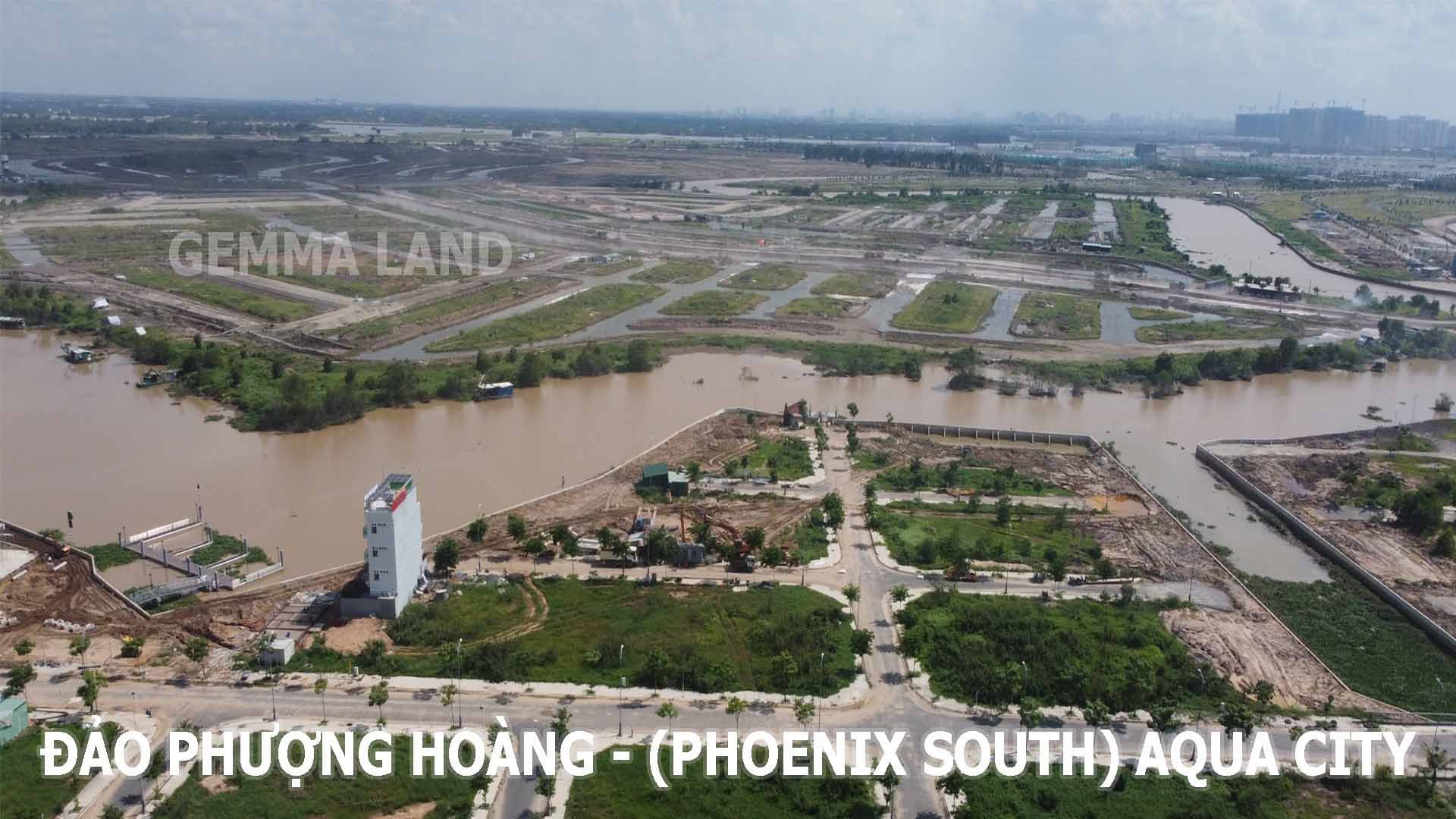 Gemma Land cập nhập tiến độ đảo phượng hoàng Aqua City Novaland