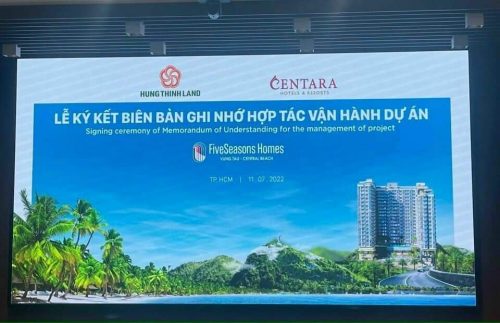 Thương hiệu Centara Hotels & Resorts quản lý khách sạn nổi tiếng châu Á đến Five Seasons Homes Vũng Tàu