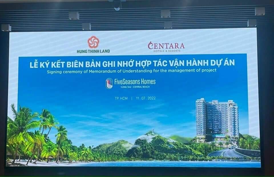 Thương hiệu Centara Hotels & Resorts quản lý khách sạn nổi tiếng châu Á đến Five Seasons Homes Vũng Tàu