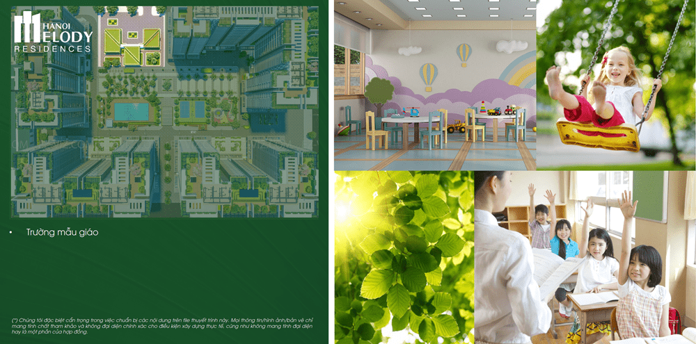 hung cư Hà Nội Melody Residences khu nhà trẻ-