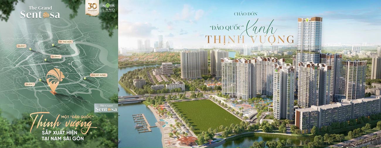 Vị trí địa chỉ dự án The Grand Sentosa Novaland