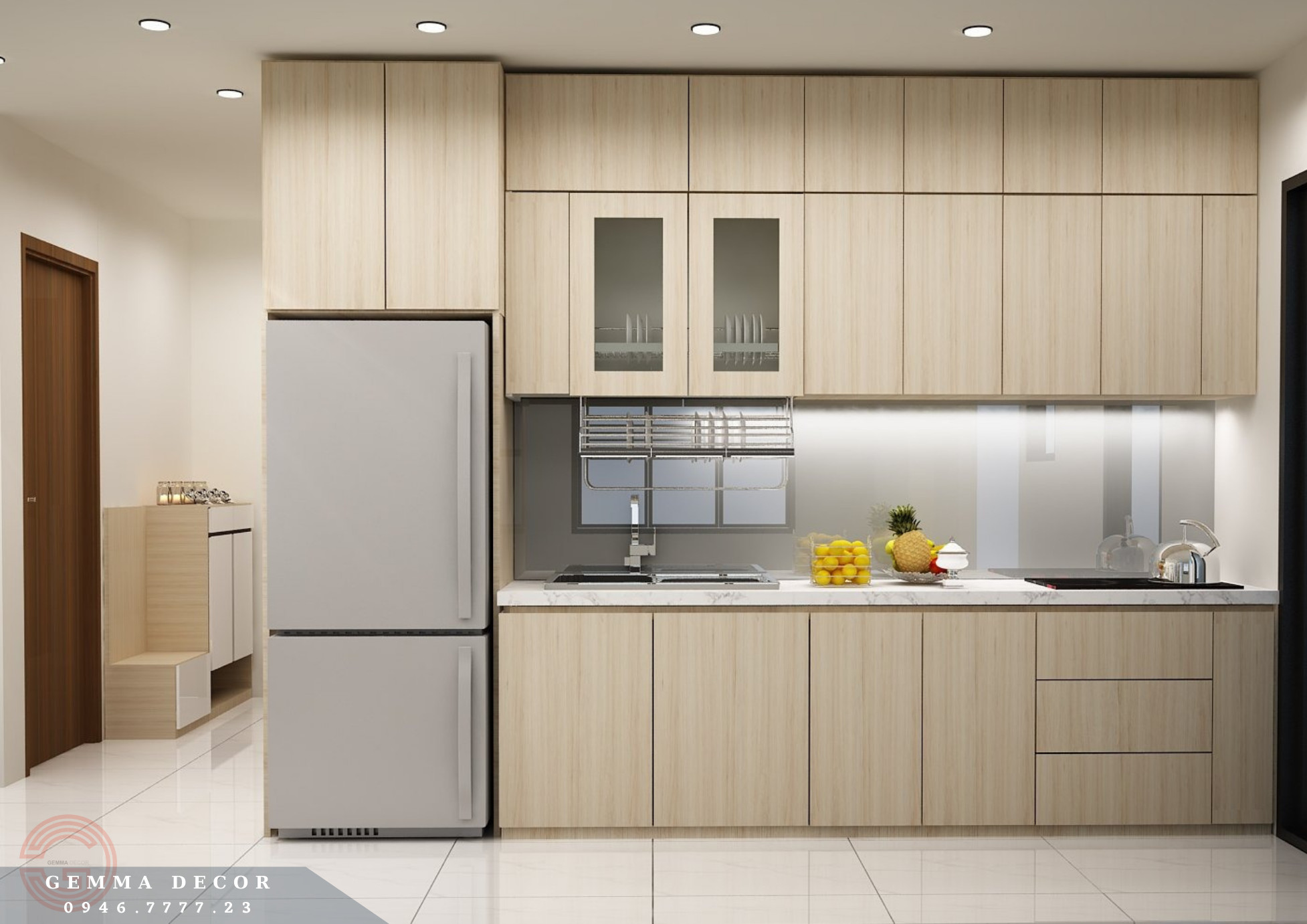 Công Nội Thất Tại Căn Hộ Nhà Bếp Q7 Saigon Riverside Complex