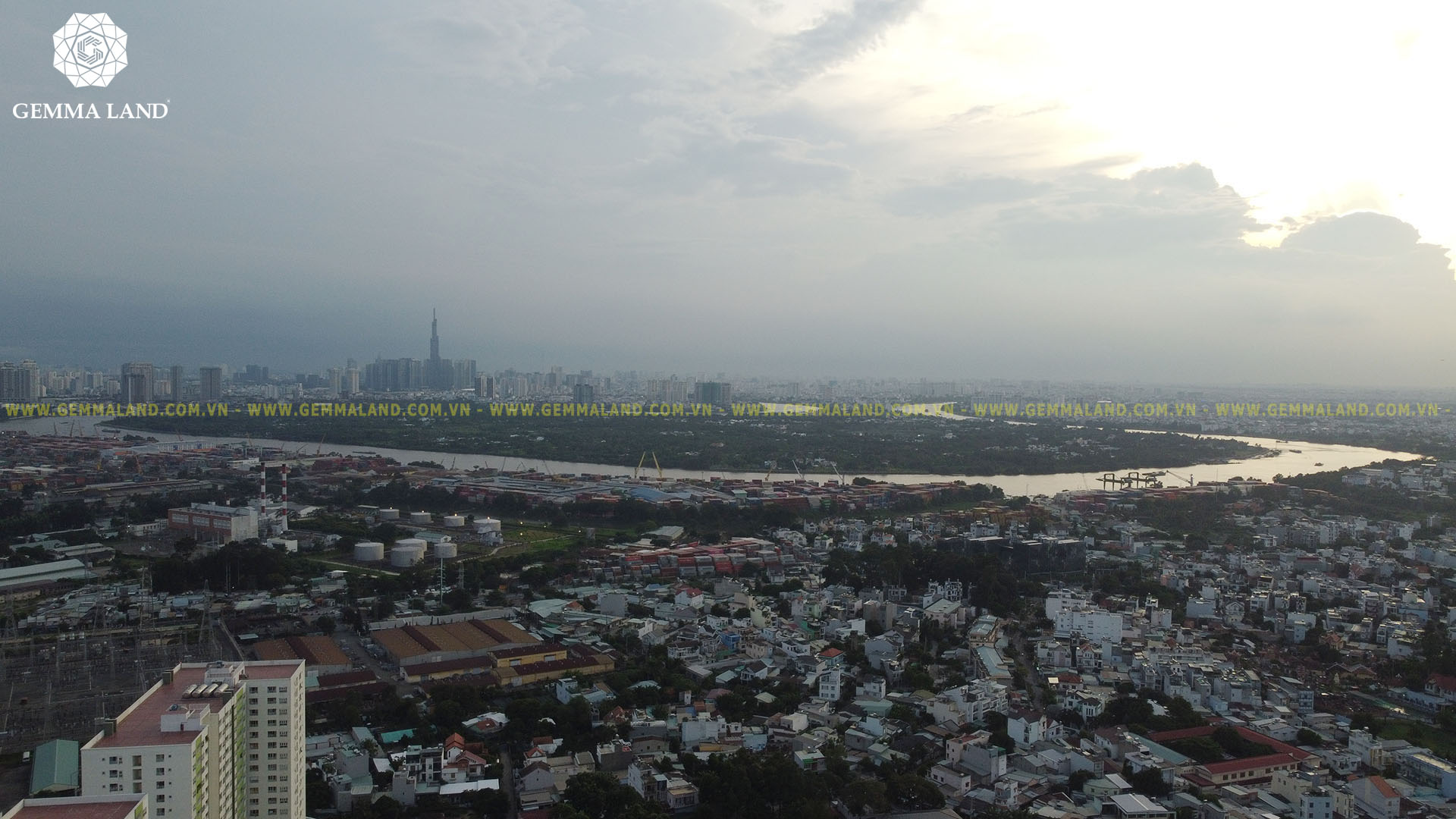 Vị trí thực tế dự án Moonlight Avenue