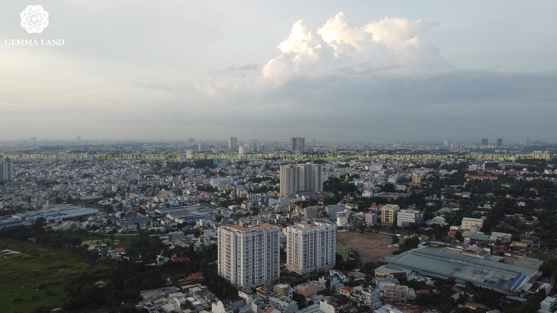 Vị trí thực tế dự án Moonlight Avenue