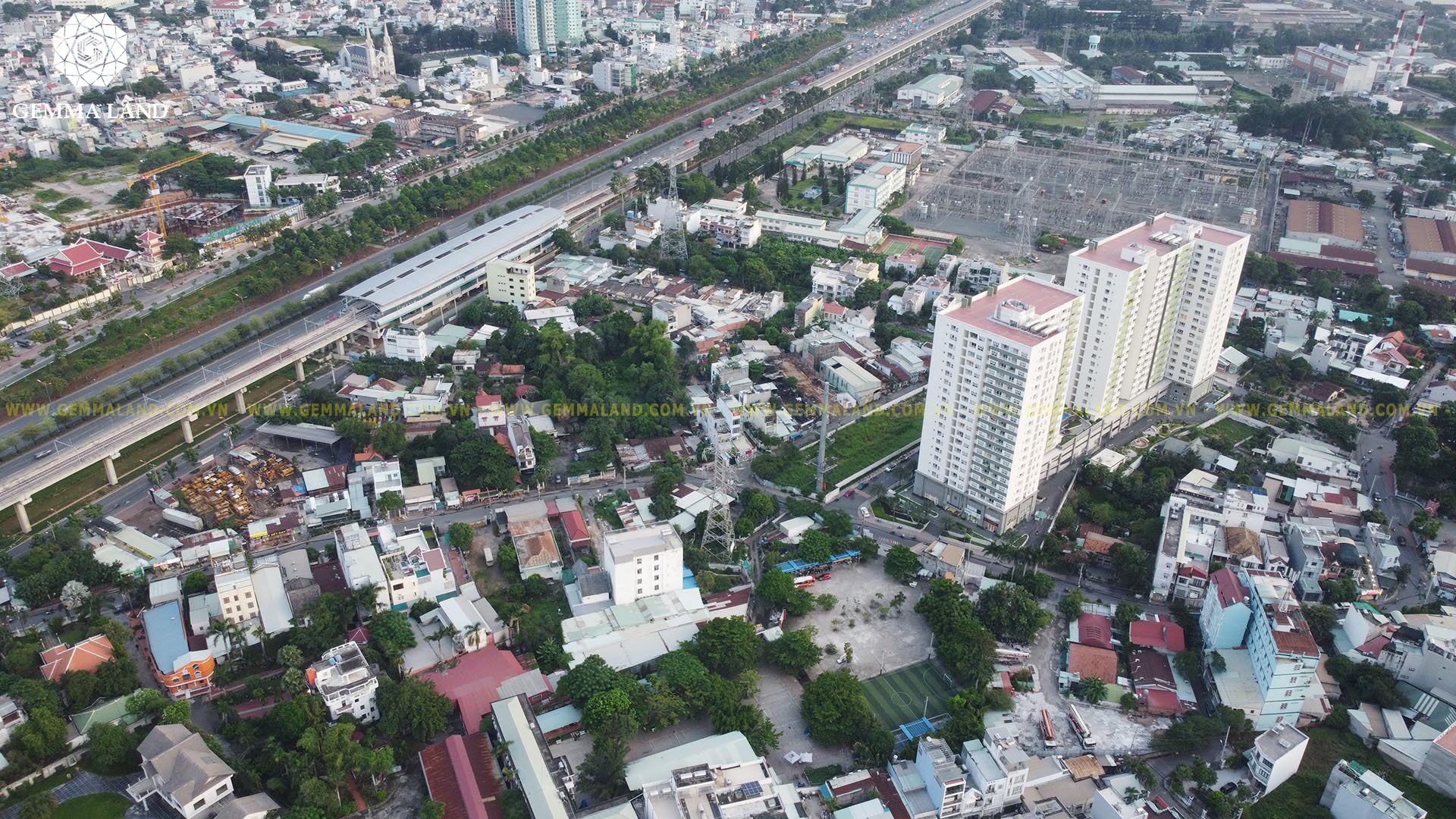 Thông tin tất tần tật vị trí Moonlight Avenue tại Tp Thủ Đức.