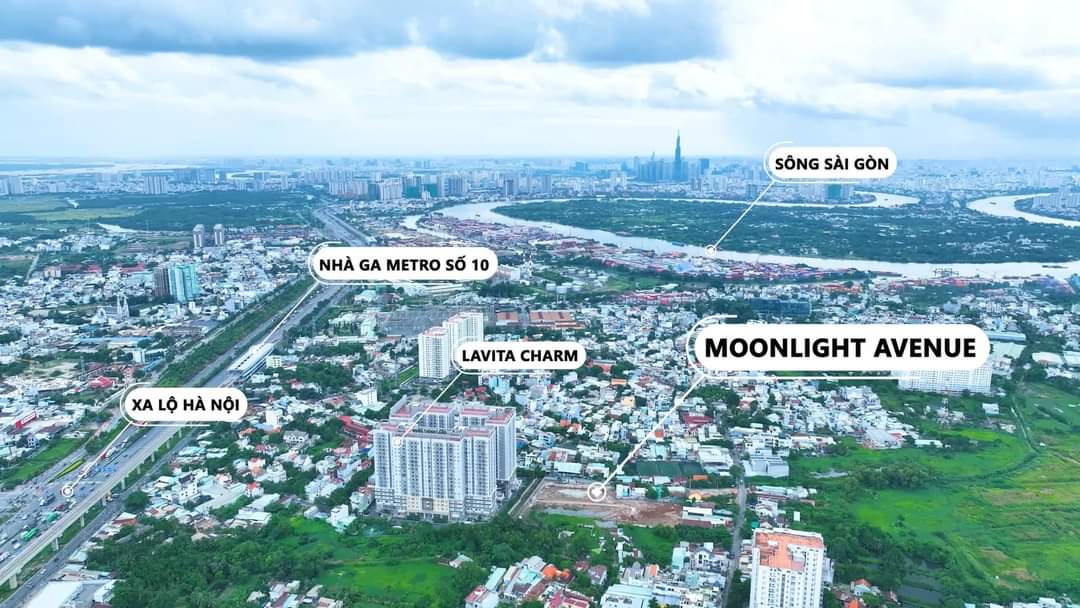 Vị trí dự án chung cư căn hộ Moonlight Avenue Thủ Đức