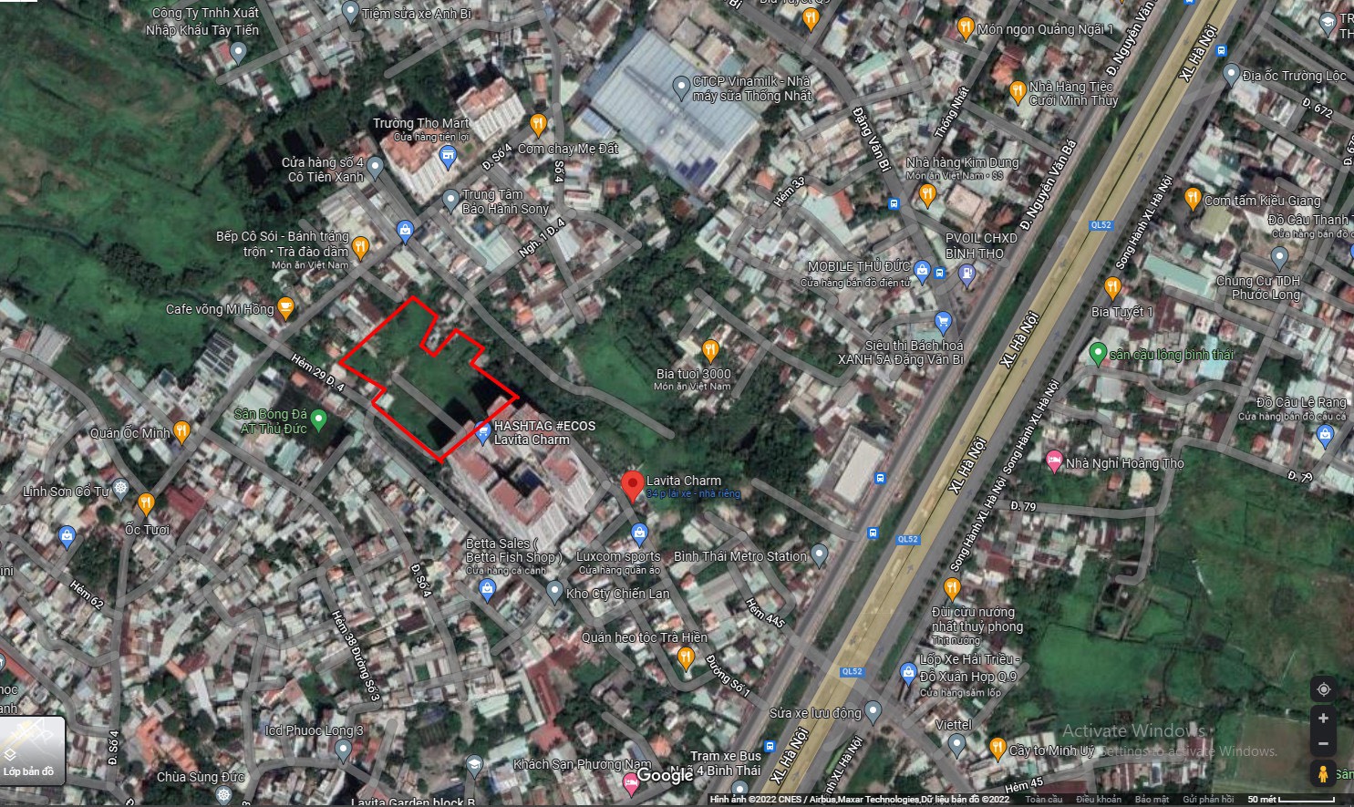 Vị Trí Google Map Moonlight Avenue